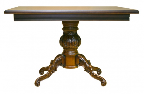 Стол прямоугольный на большой резной опоре "Гранд-Версаль" 750 x 1200